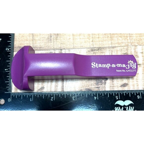 Stamp-A-Ma-Jig Rubber Stamp Positioning Tool Crafting - Picture 4 of 4